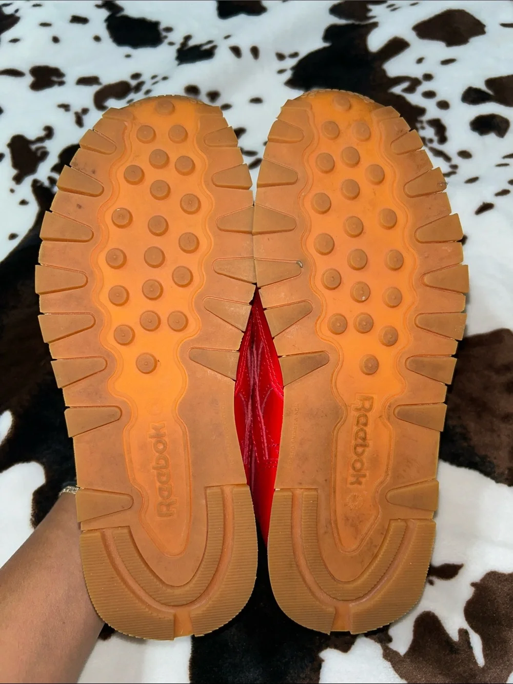 Reebok bold red